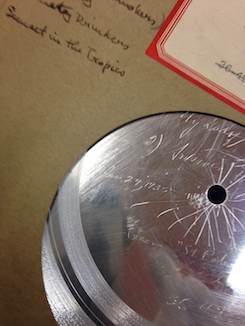 Aluminium Transcription Disc c1935